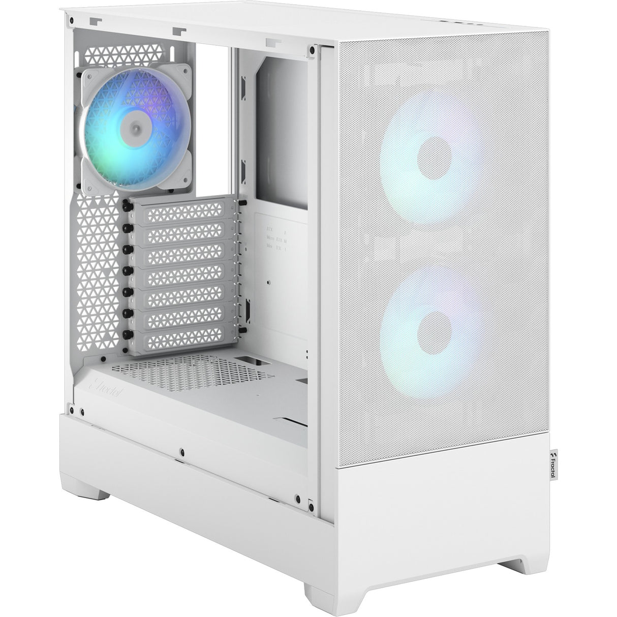 Fractal Design Pop Air RGB White TG Clear Tint