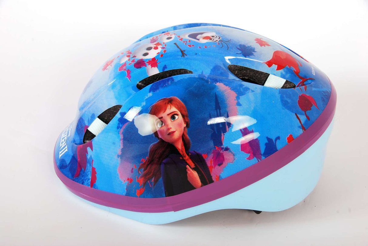 Disney gefruerte Vëlo Schäfferot Helm Blue Pink Gréisst 51-55 cm