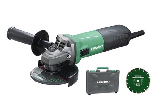 Hikoki haakse slijper 125mm 900w + diamantzaagblad