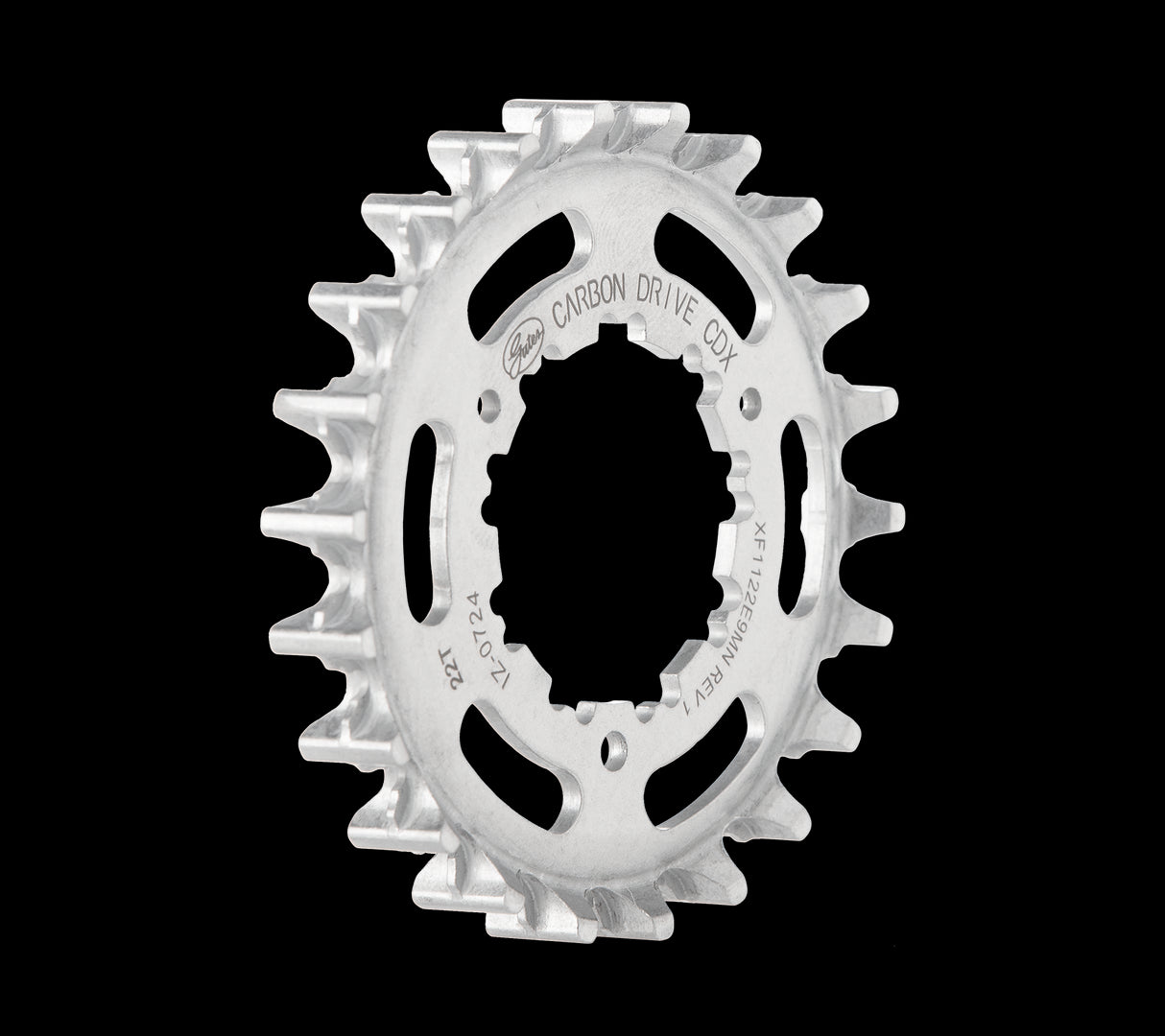 Gates sprocket cdx 22t enviolo 9-spline bl 45,5 50mm fin line