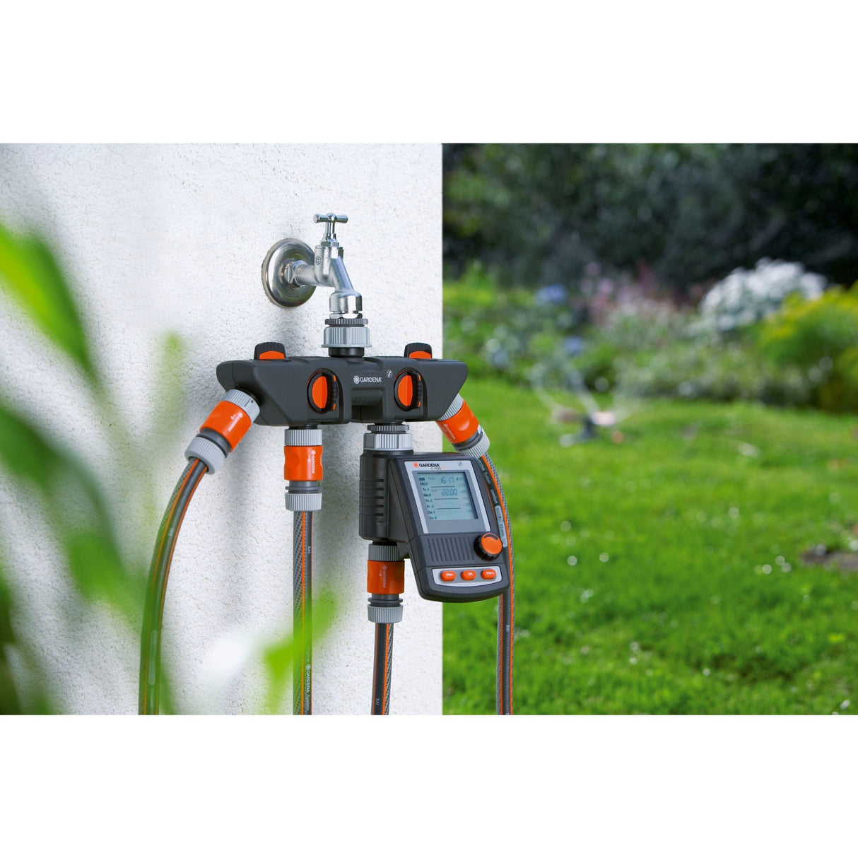 Gardena 4-way water distributor
