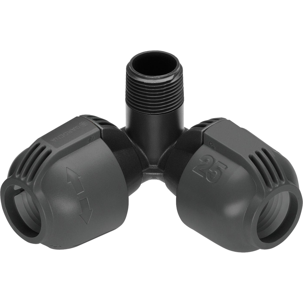 Gardena corner piece 25 mm x 3 4 external wire