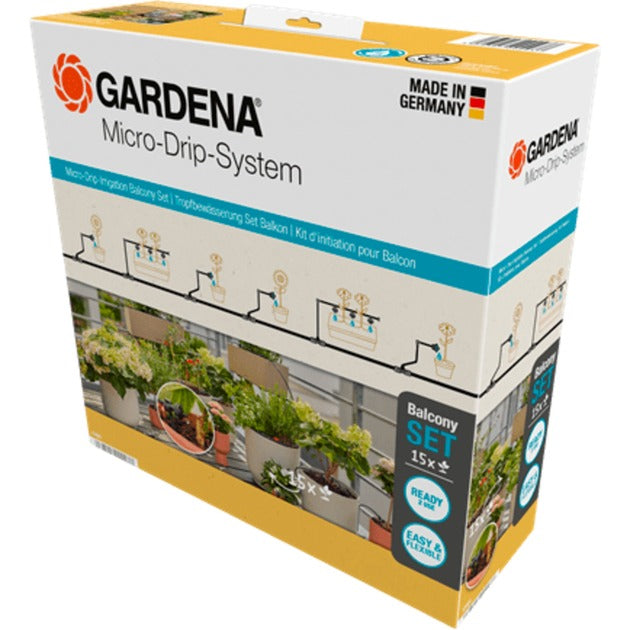 Gardena Micro-Drip Removal Balcony Set (15 växter)