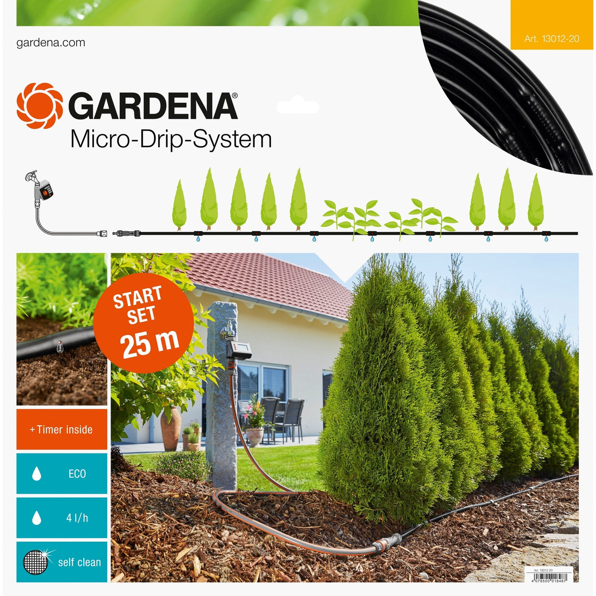 Gardena Gardena Micro-Drip-System Startset M for driving plants with B