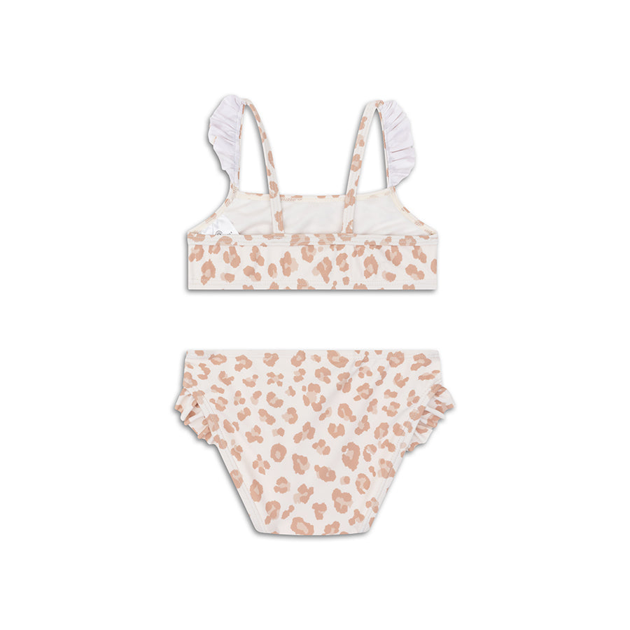 Leopardo | Beige girls uv bikini