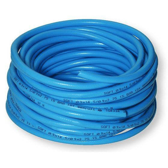 Bernese 44515 DL5139 Luftschlauchblau (15 bar) 9 mm 10 Meter