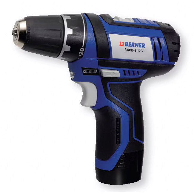 Bernese Skruebor 12v 2.0Ah i kufferten