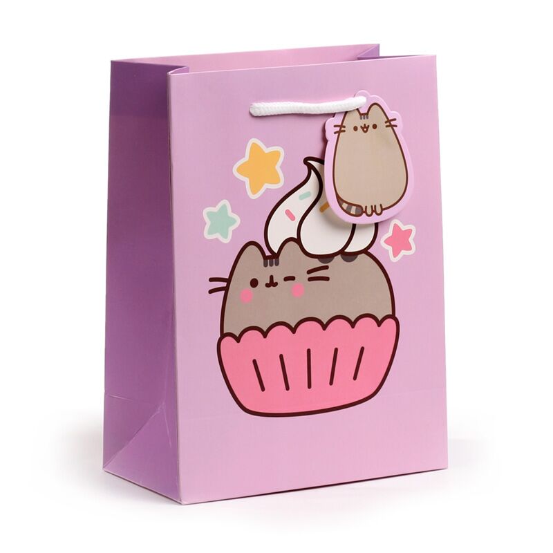 Pusheen the Cat Capcake - Bolsa de regalo Medium