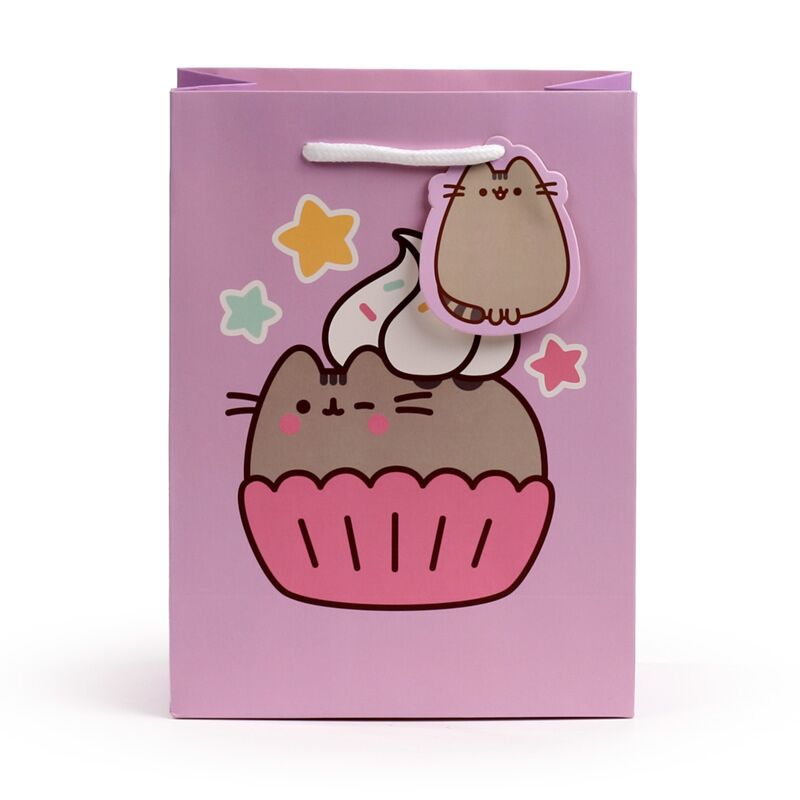 Pusheen the Cat Capcake - Bolsa de regalo Medium