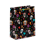 Dia de los muertos Mexican skull - gift bag large
