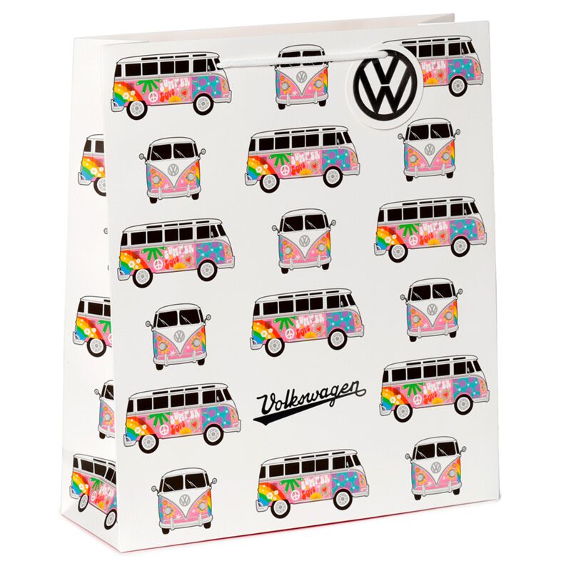 VW van T1 Flora gift bag XL