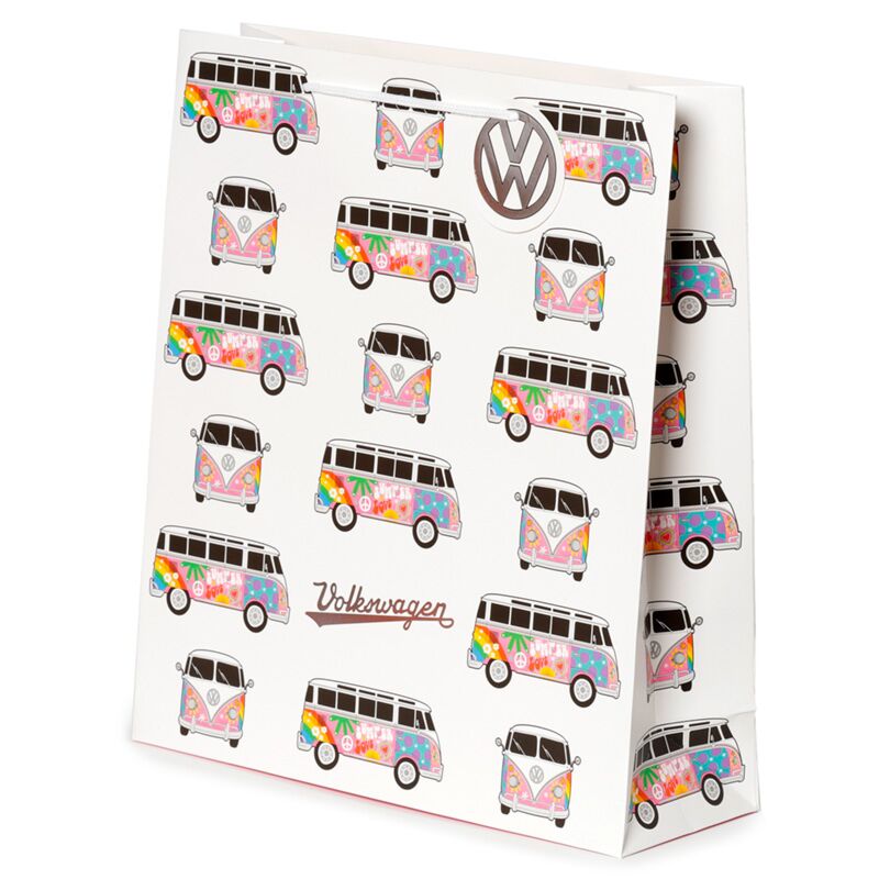 VW van T1 Flora gift bag XL