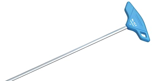 Gedore inbussleutel t-greep 2.5mm (nml)