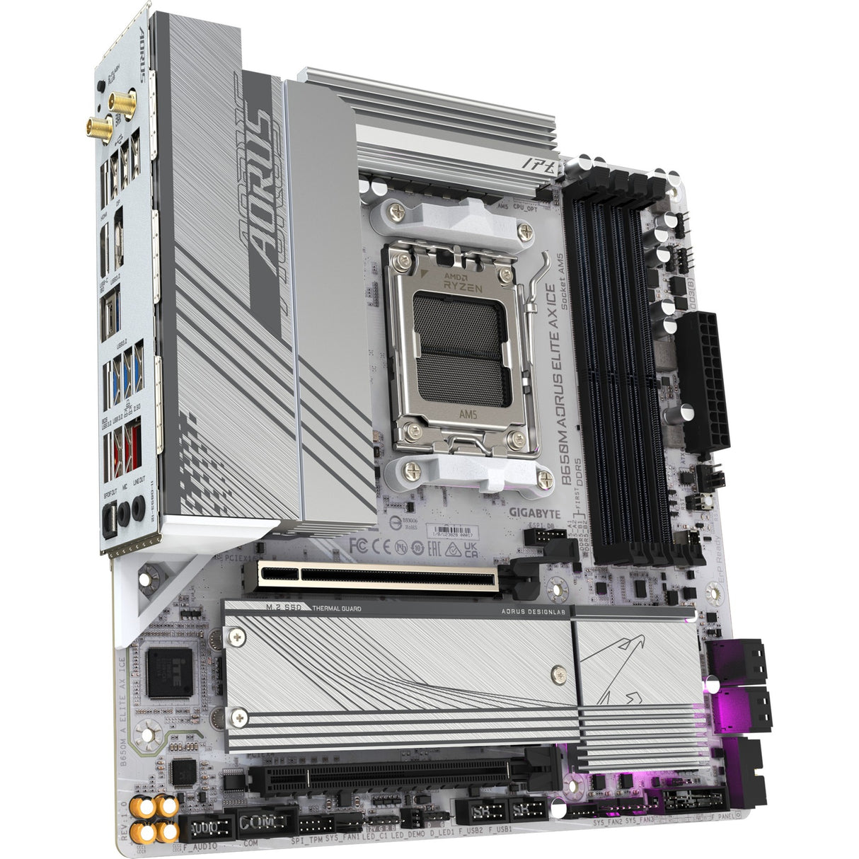 Gigabajt b650m elitarny lód
