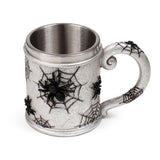 Decorative spider web drinking cup