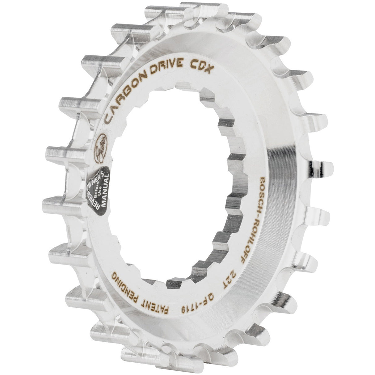 Zębatka przednia, napęd karbonowy CDX Bosch Rohloff