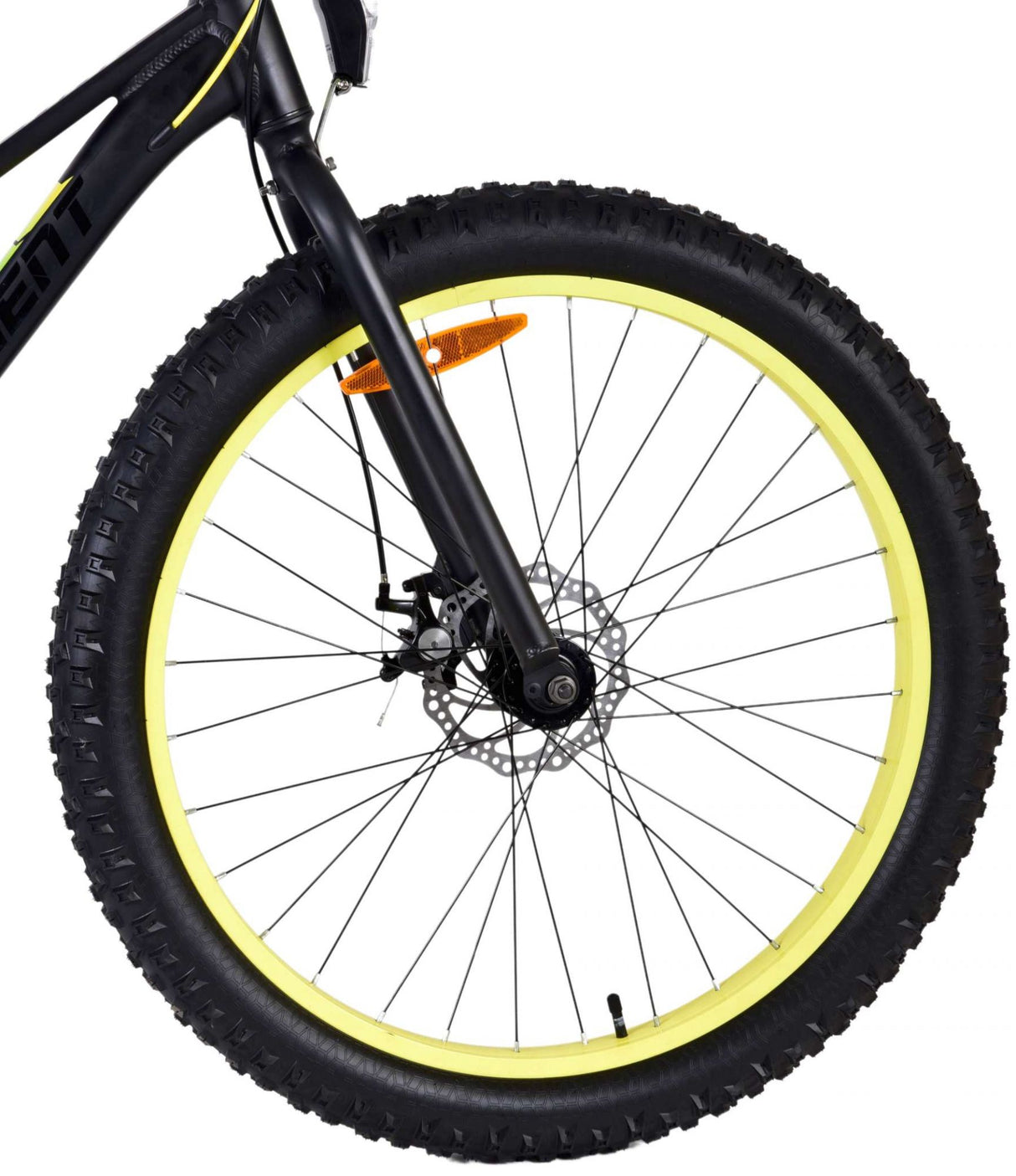 Volare Gradient Children's Bicycle - Pojkar - 26 tum - Black Yellow Green - 7 Speed ​​- Prime Collection