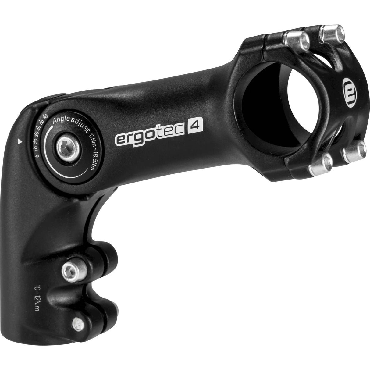 Voorbouw ergotec blæksprutte A-hoved 50 110mm 31,8 mm sort
