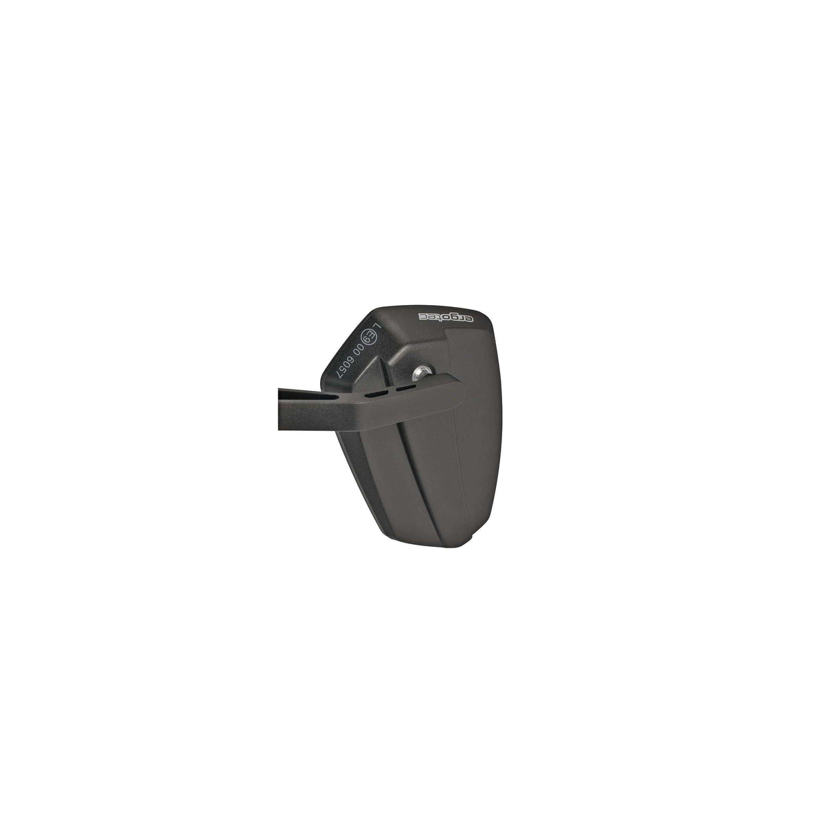 Ergotec Spiegel M-77 Short arm 120 x 80-55 mm aluminum black sandblasted (K Approved)