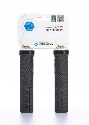 Herrmans ATB Fietslock 130 90mm sort
