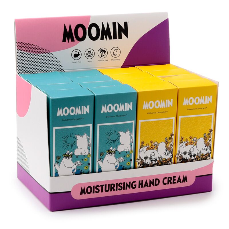 Creme hidratante para as mãos Moomin 75ml - morango e laranja