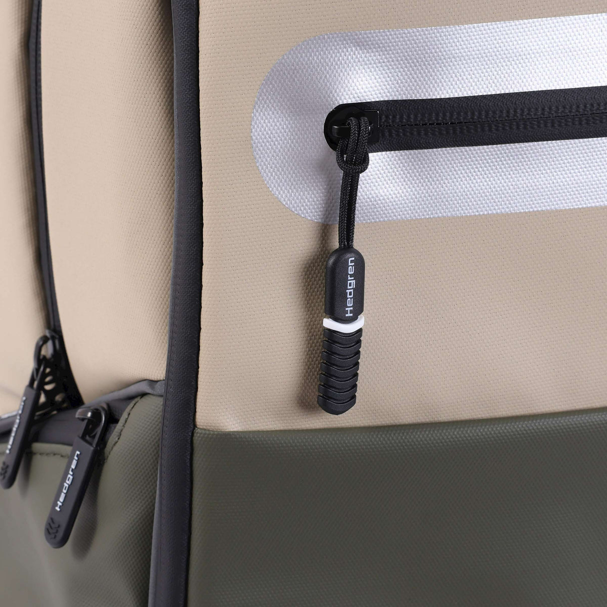 Hedgren pendling sykkelstemme ryggsekk 15.6l beige oliven