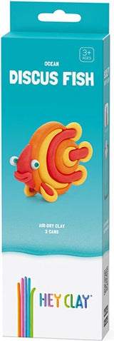 Hey-clay oceaan discus fish 3 cans boetseerklei