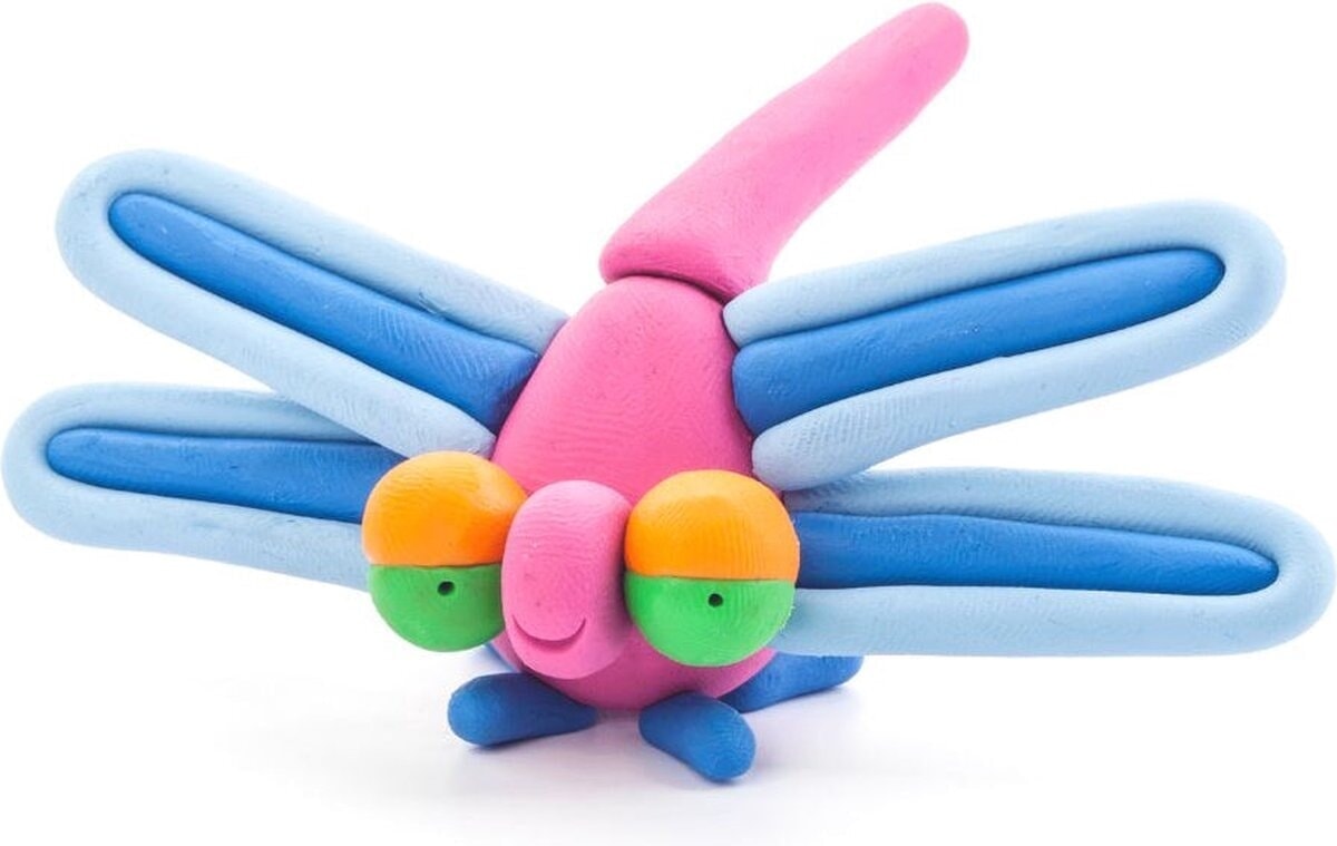 Hey-clay insecten libelle 3 cans boetseerklei
