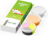 Hey-clay fluffy pets perzische cat boetseerklei