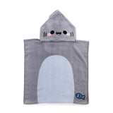 Archie the shark adoramals children's towel hoodie
