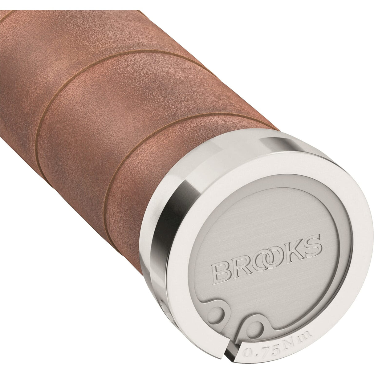 Brook's handtag smala lädergrepp 100 mm åldras