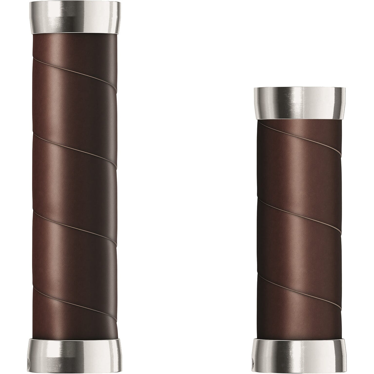 Brook's Handles Grips en cuir mince 100 130 mm un brun