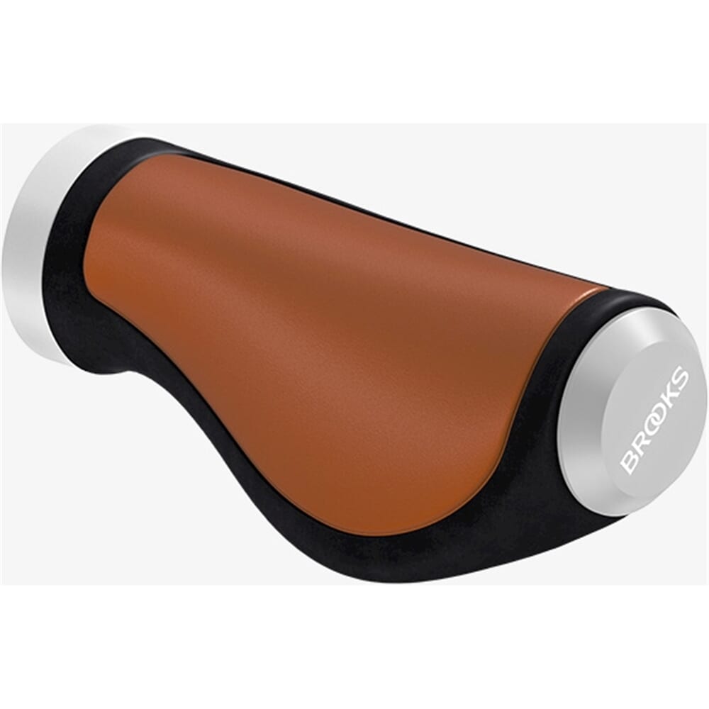 Brooks hanterar ergonomiskt lädergrepp 100 130mm honung
