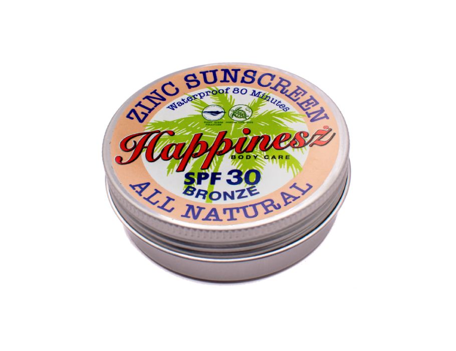 Happinesz Sonnenschutzmittel - SPF 30 - Zink - Bronze