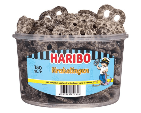 Haribo licorice pretzels (150 pieces) (copy)