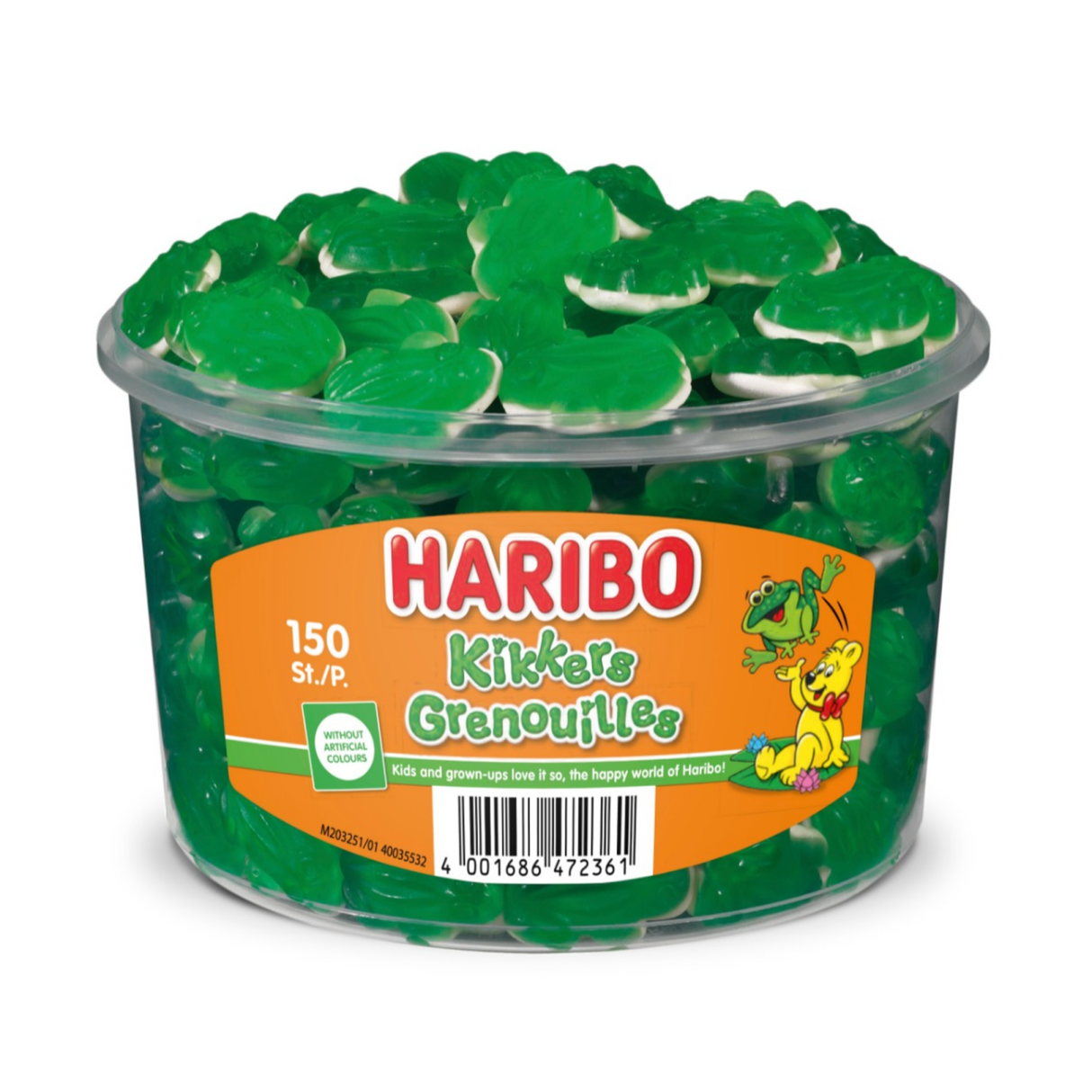 Haribo frøer (150 stykker)