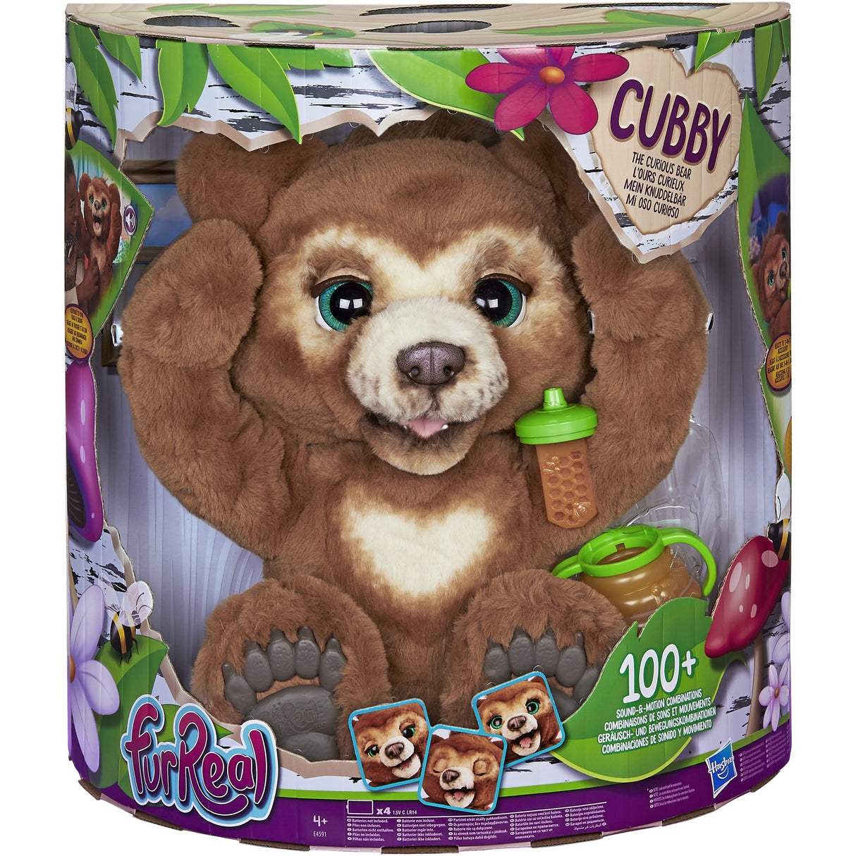 Hasbro Furreal Cuby De Beer Interactive hug