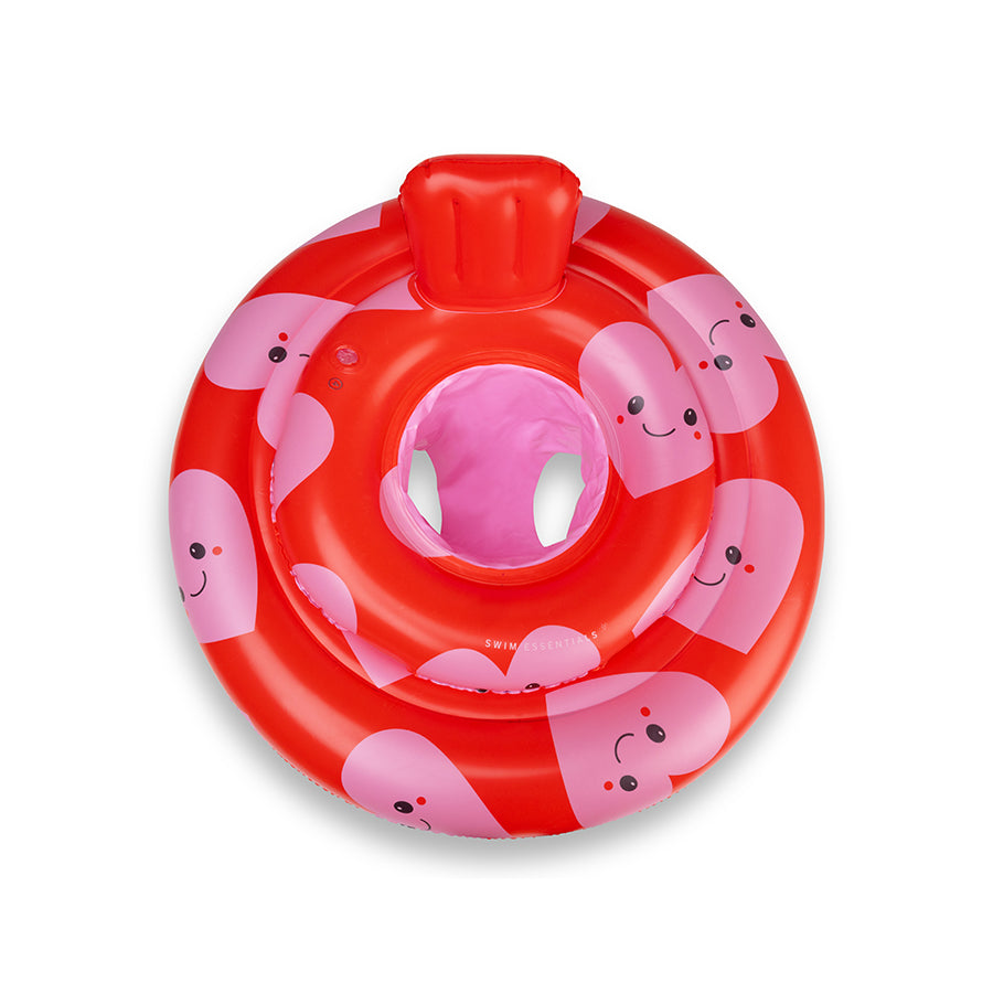 Hearts | red pink baby float 0-1 years