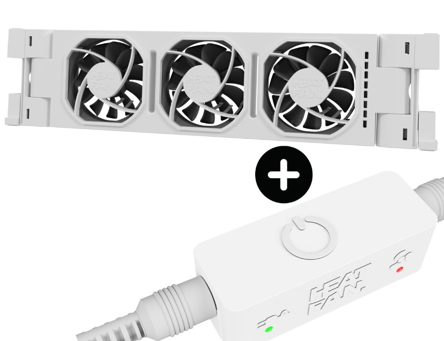 Heatfan 3 - Radiator fan solo - White + Touch Sensor