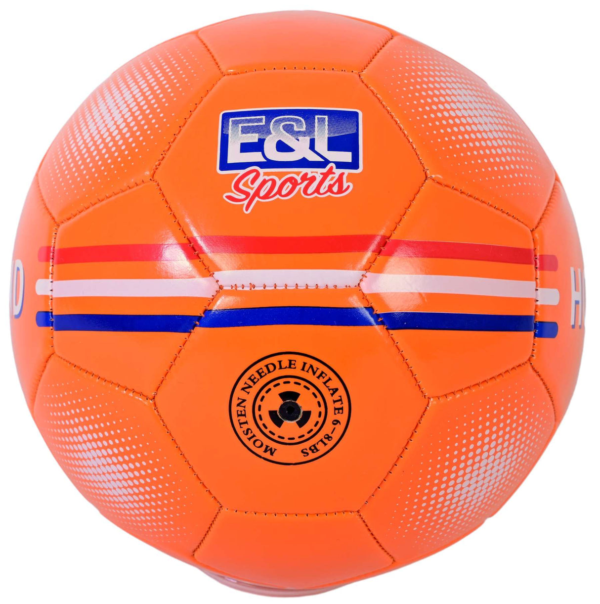 E L Sports Art Leather Holland Football - Orange