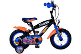 Hot Wheels Children's Bicycle - Boys - 12 Inch - Black Orange Blue - Two Hand brakes