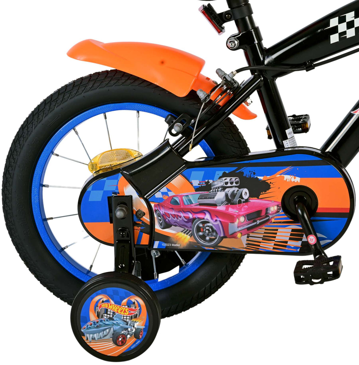 Hot Wheels Children's Bicycle - Boys - 14 Inch - Black - Two Hand brakes