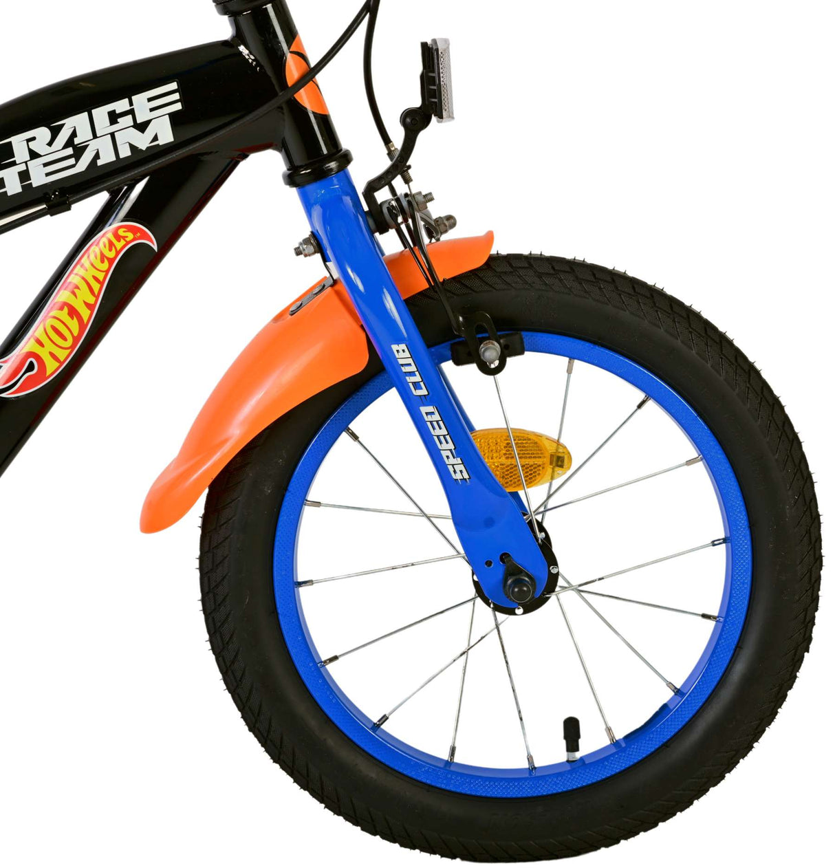 Hot Wheels Children's Bicycle - Boys - 14 Inch - Black - Two Hand brakes