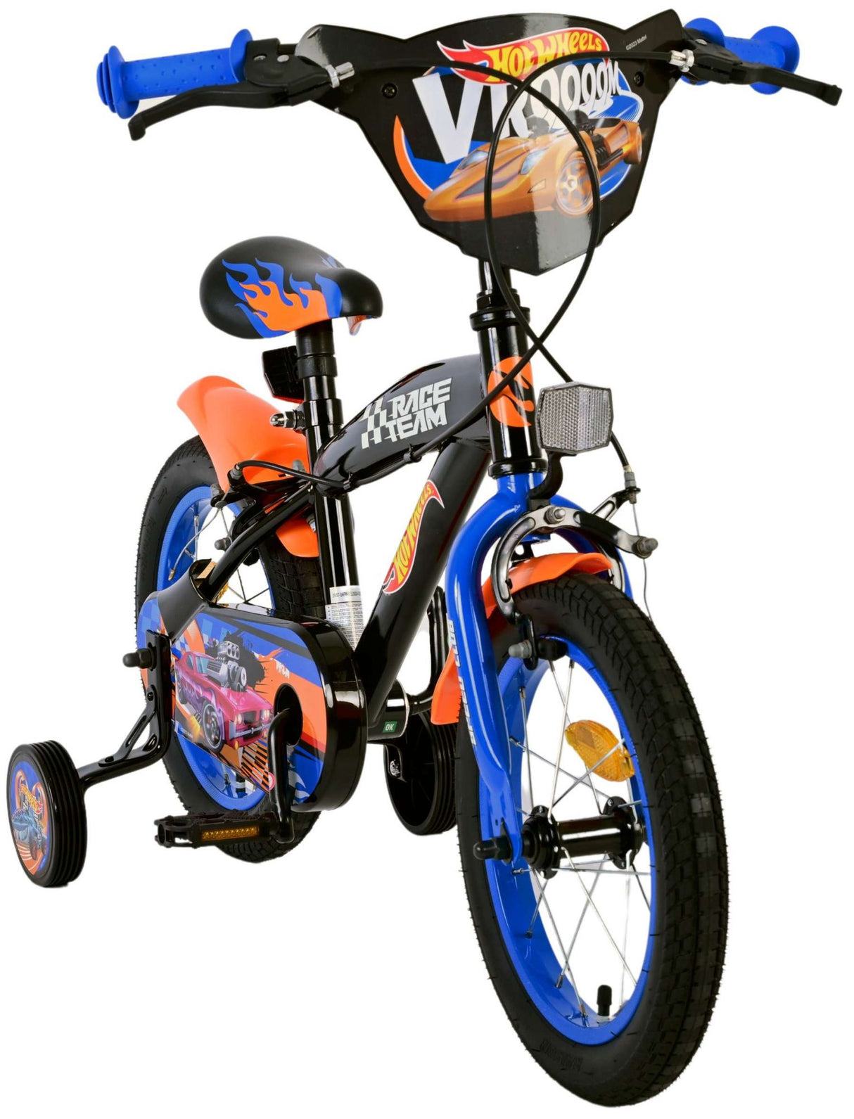 Hot Wheels Children's Bicycle - Boys - 14 Inch - Black - Two Hand brakes