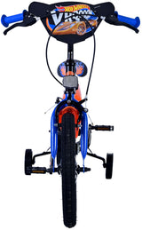 Hot Wheels Children's Bicycle - Boys - 16 Inch - Black Orange Blue - Two Hand brakes