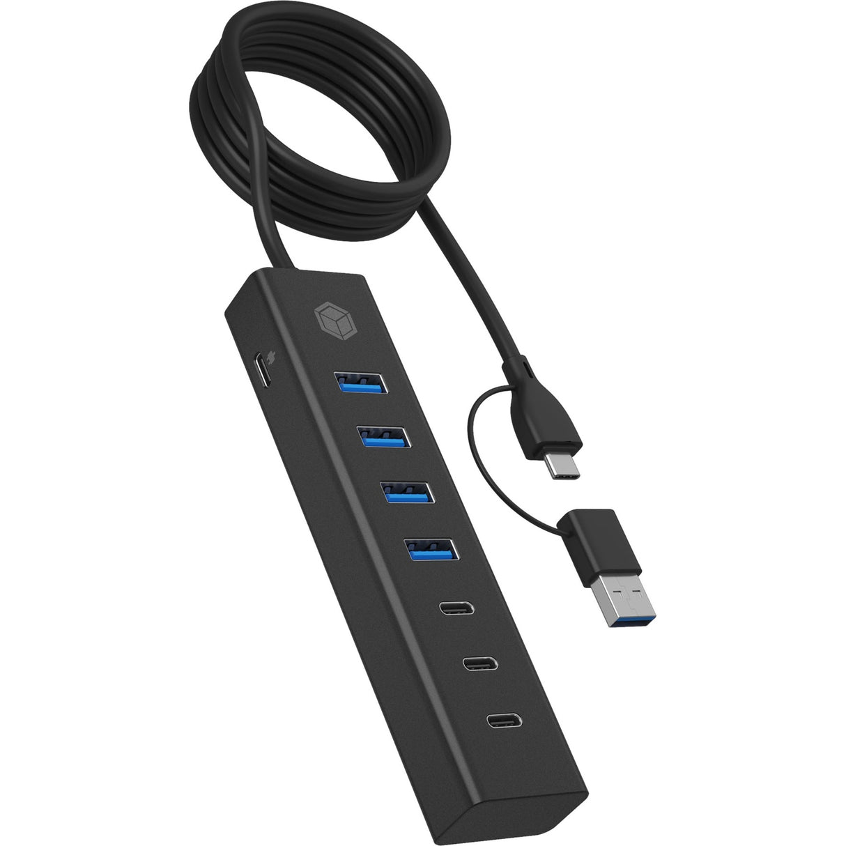 Ledena škatla IB-HUB1737-C3, 7-pristanišče USB 3,2 g