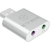 Lodowate pudełko IB-AC527 USB do adaptera audio i mikrofonu