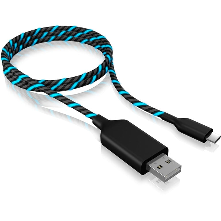 Iskolt æske IB-CB023EL USB-A til Micro-USB-B Electroluminesce