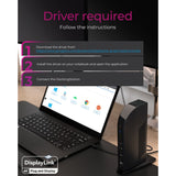 Scatola ghiacciata IB-DK2256AC 12 in 1 DisplayLink ibrido dockingstat
