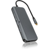 Icy Box IB-DK4060-CPD 9 i 1 mobil dockingstation med TR
